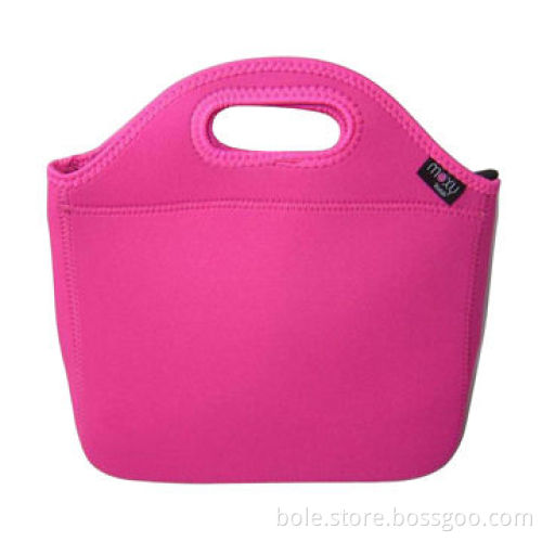 Neoprene Lunch Bag with Zipper Closure, Suitable for Beach and Picnic